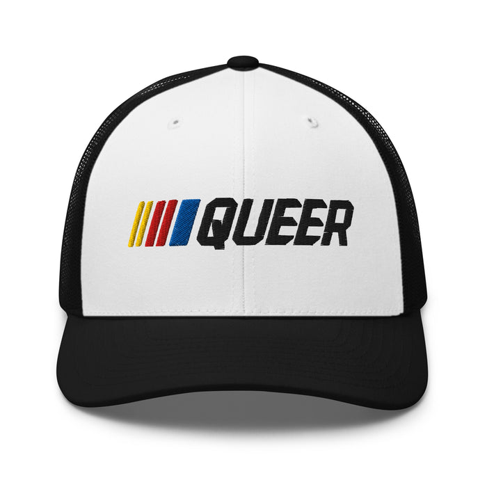 Stripe Queer Mesh Snapback - Trevor Project