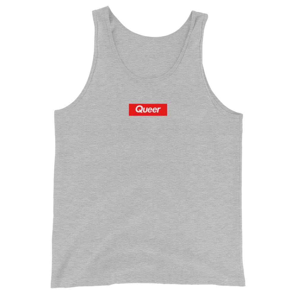 queer tank heather grey