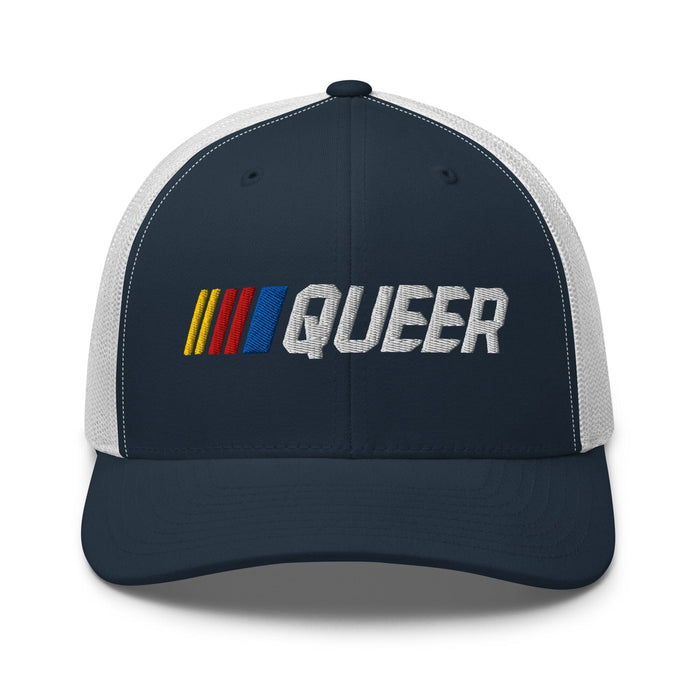 Stripe Queer Mesh Snapback - Trevor Project