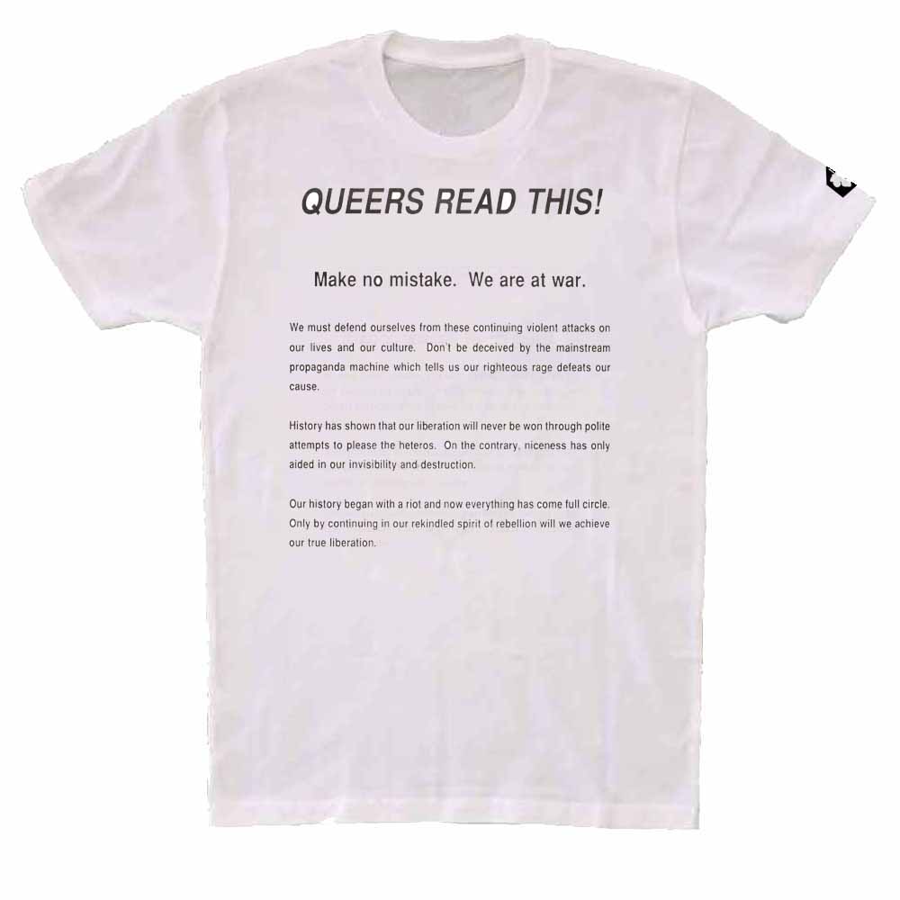 Queers Read This Short Sleeve T-Shirt