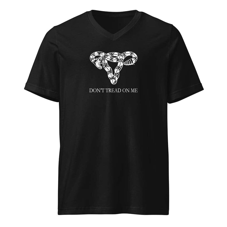Don't Tread On Me V-neck T-Shirt - PPFA supporting Planned Parenthood
