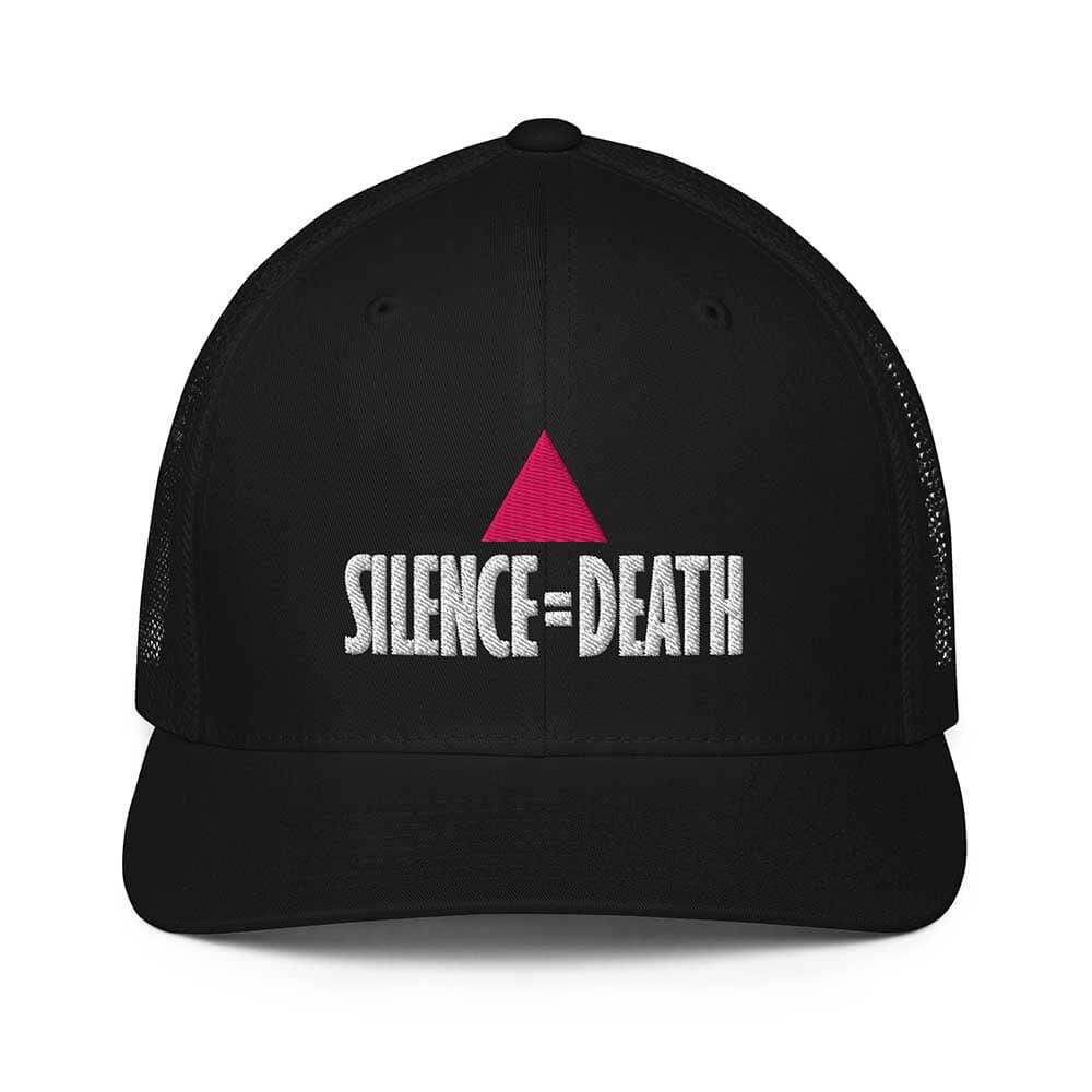 Silence = Death Flexfit Mesh black