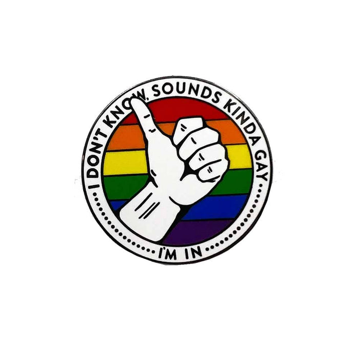 Sounds Kinda Gay I'm In Pin