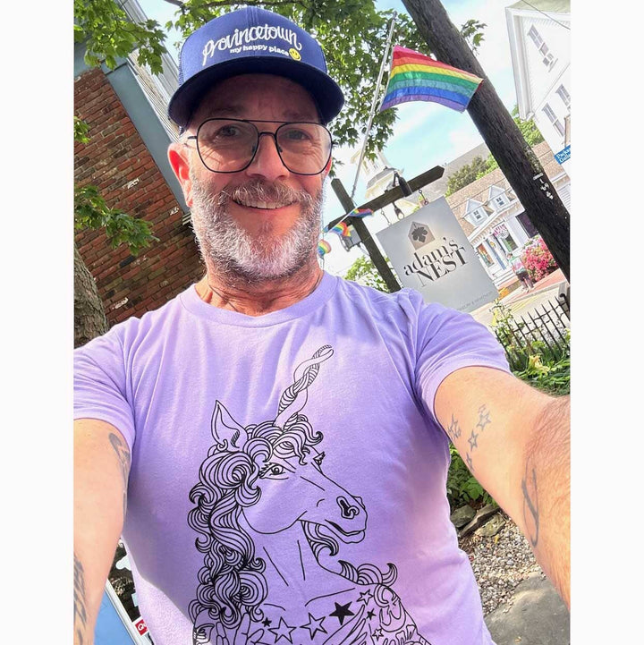 brian kenny unicorn t-shirt adams nest adam singer