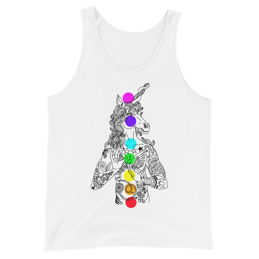 Unicorn Chakras Tank - Summer of Sass by Brian Kenny