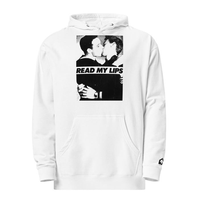 Read My Lips Men Hoodie - Rainbow Railroad