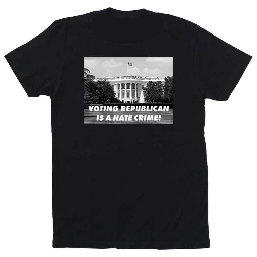 Voting Republican Is A Hate Crime T-Shirt - Indivisible supporting Indivisible