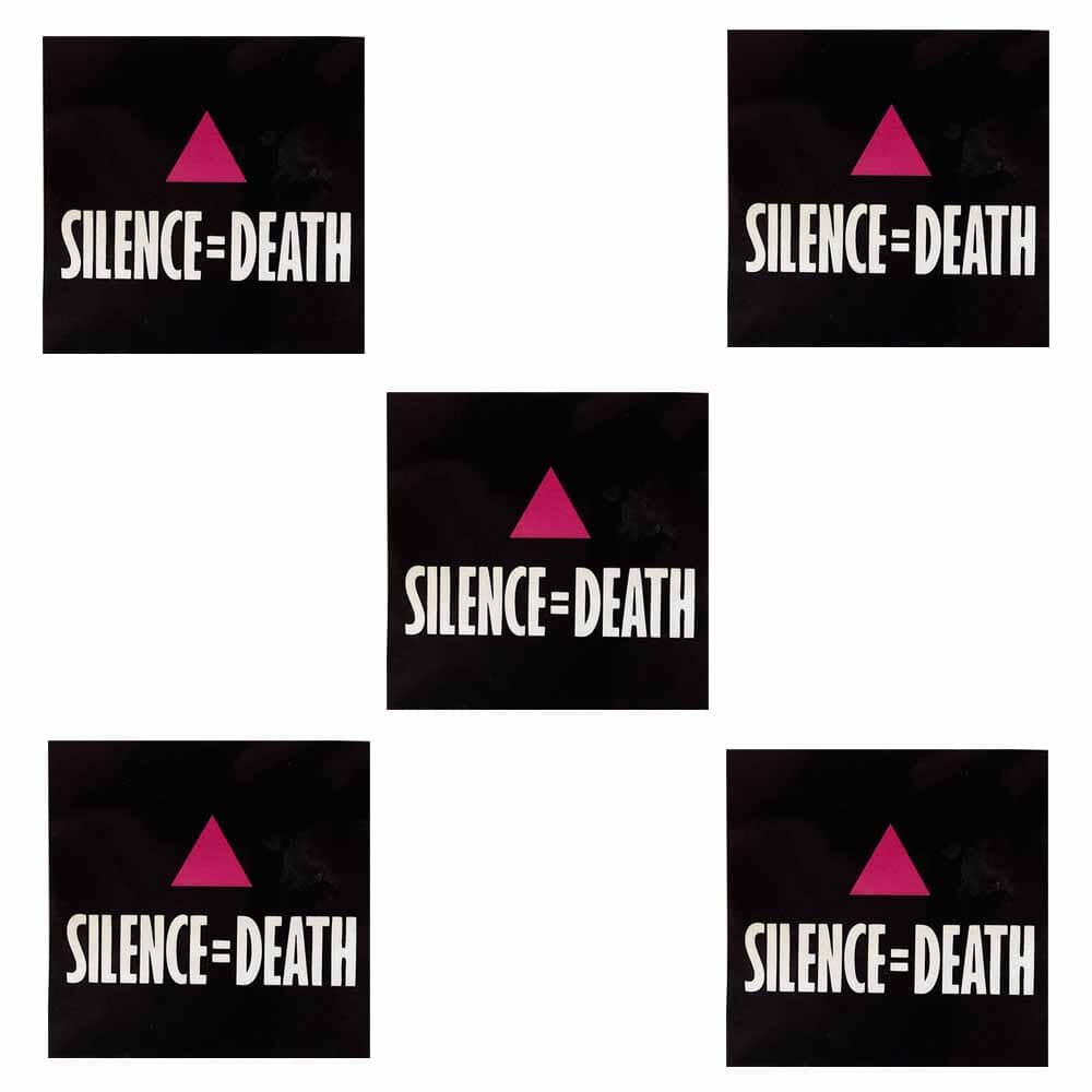 5 silence equals death stickers