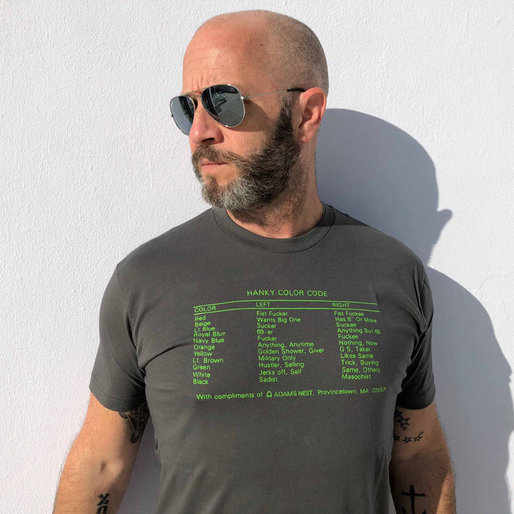 70s Gay Hanky Code T-shirt - SHIPS SEPT