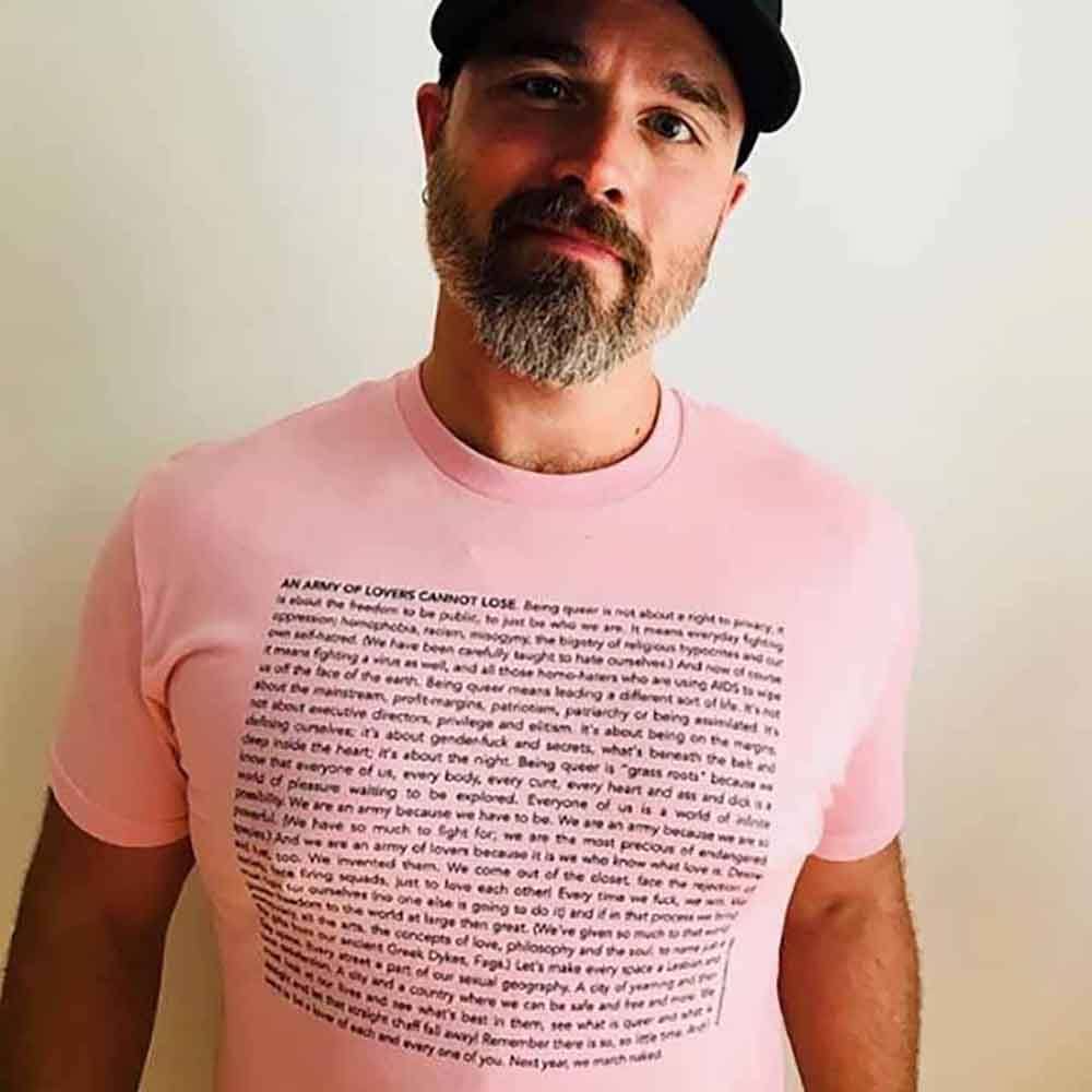 army of lovers anonymous queers read this t-shirt todd alsup leslie lohman