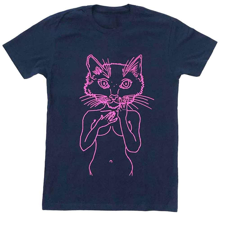 brian kenny pink pussycat t-shirt supporting planned parenthood navy adams nest