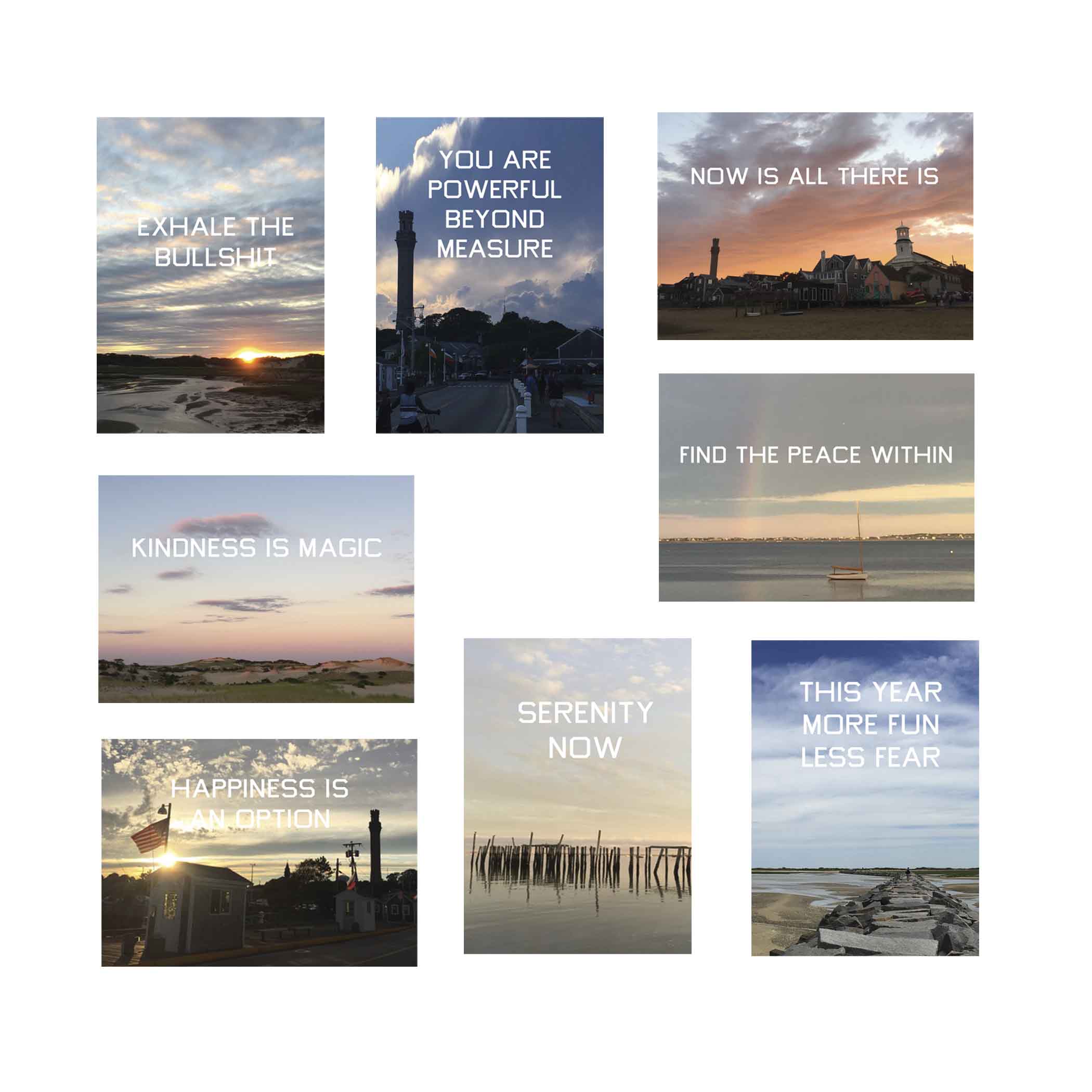 Provincetown Sights and Mantras Boxed Set of Greeting Cards