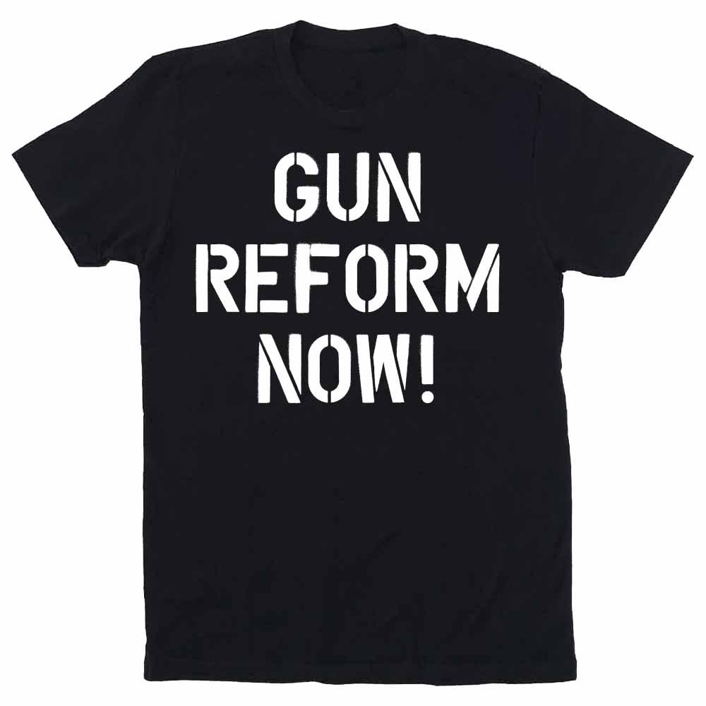 Gun Reform Now Black T-shirt