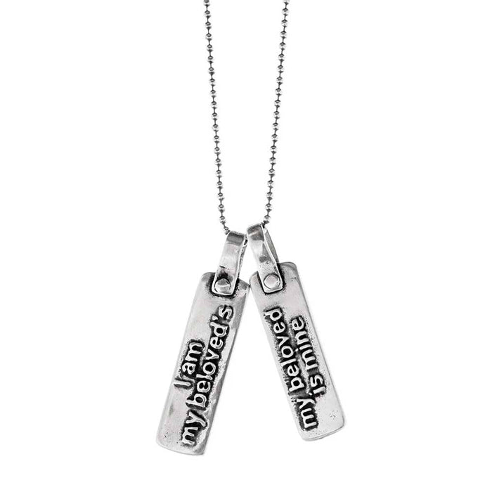 I am my beloved's, my beloved is mine - Necklace in Silver