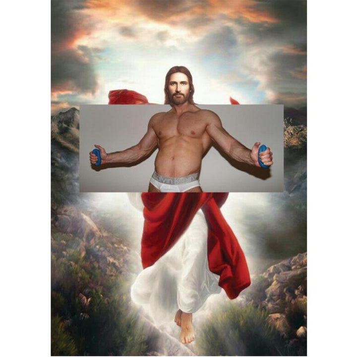 Naro Pinosa Jesus Tighty Whities Postcard