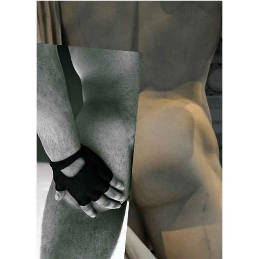 Naro Pinosa Man Sculpture Butt Postcard