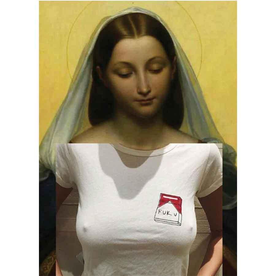 Naro Pinosa Virgin Mary FUKU Postcard