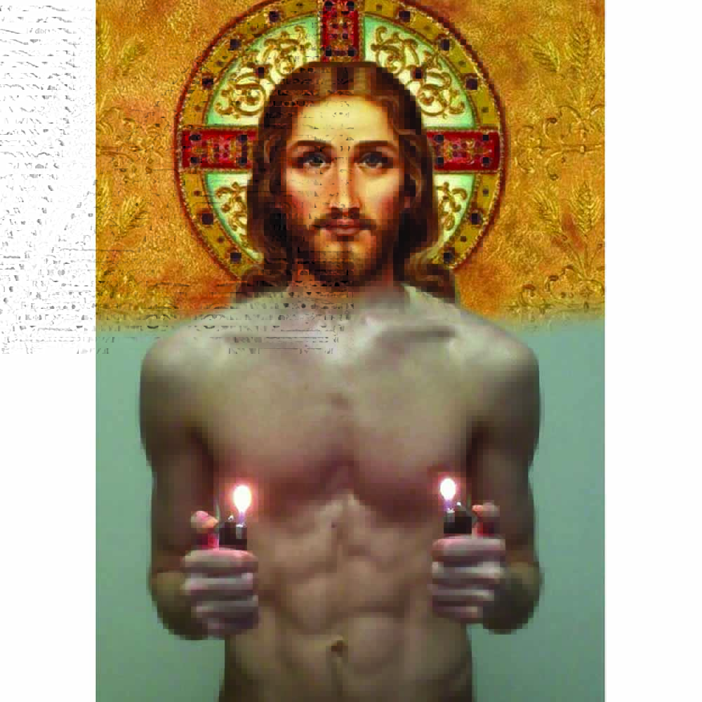 Naro Pinosa Jesus Christ Lighter Postcard