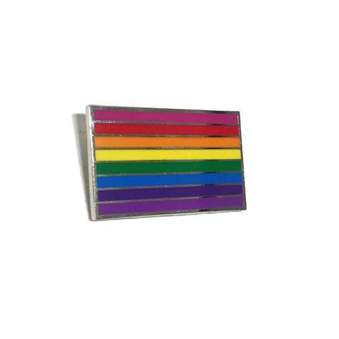 gilbert baker 8 color rainbow enamel pin