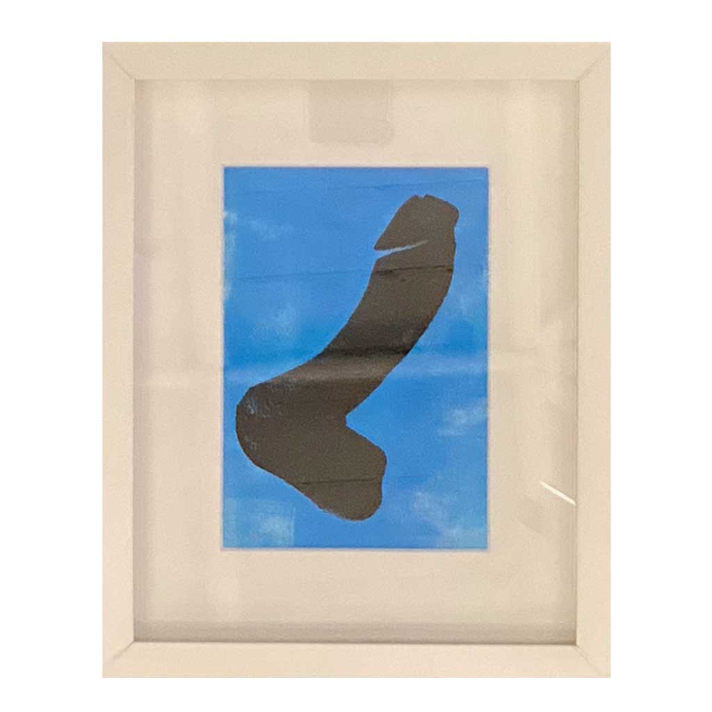 Cockery Block Print - Neon Blue Curve SEDGWICK GUTH
