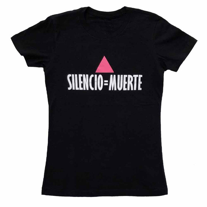Silencio = Muerte Femme Fit Tee - Ali Forney Center