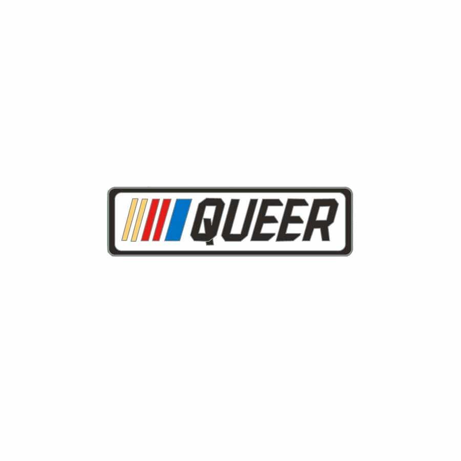 stripe queer pin