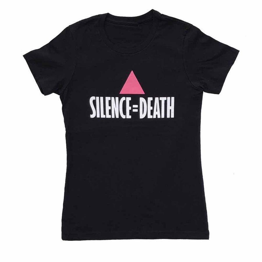 Silence = Death Femme Fit T-Shirt - Ali Forney Center supporting Ali Forney Center