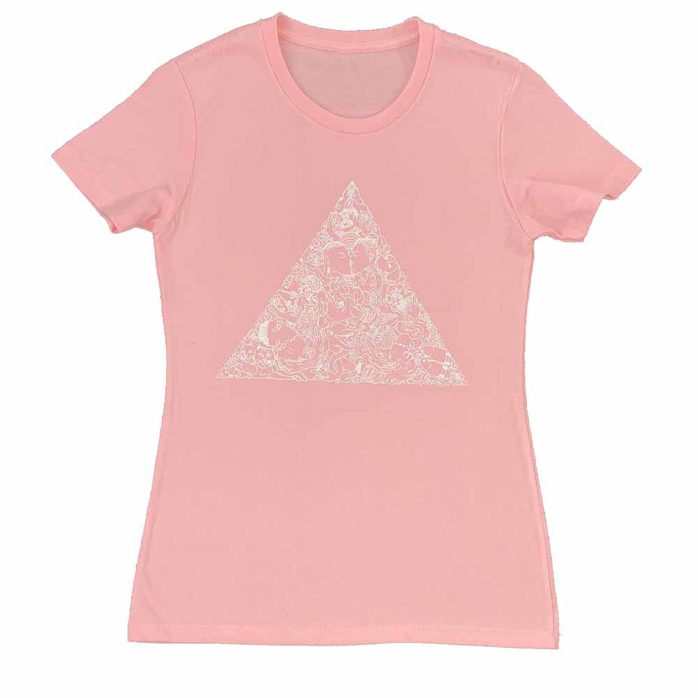 Brian Kenny Love Triangle pink Women's T-Shirt