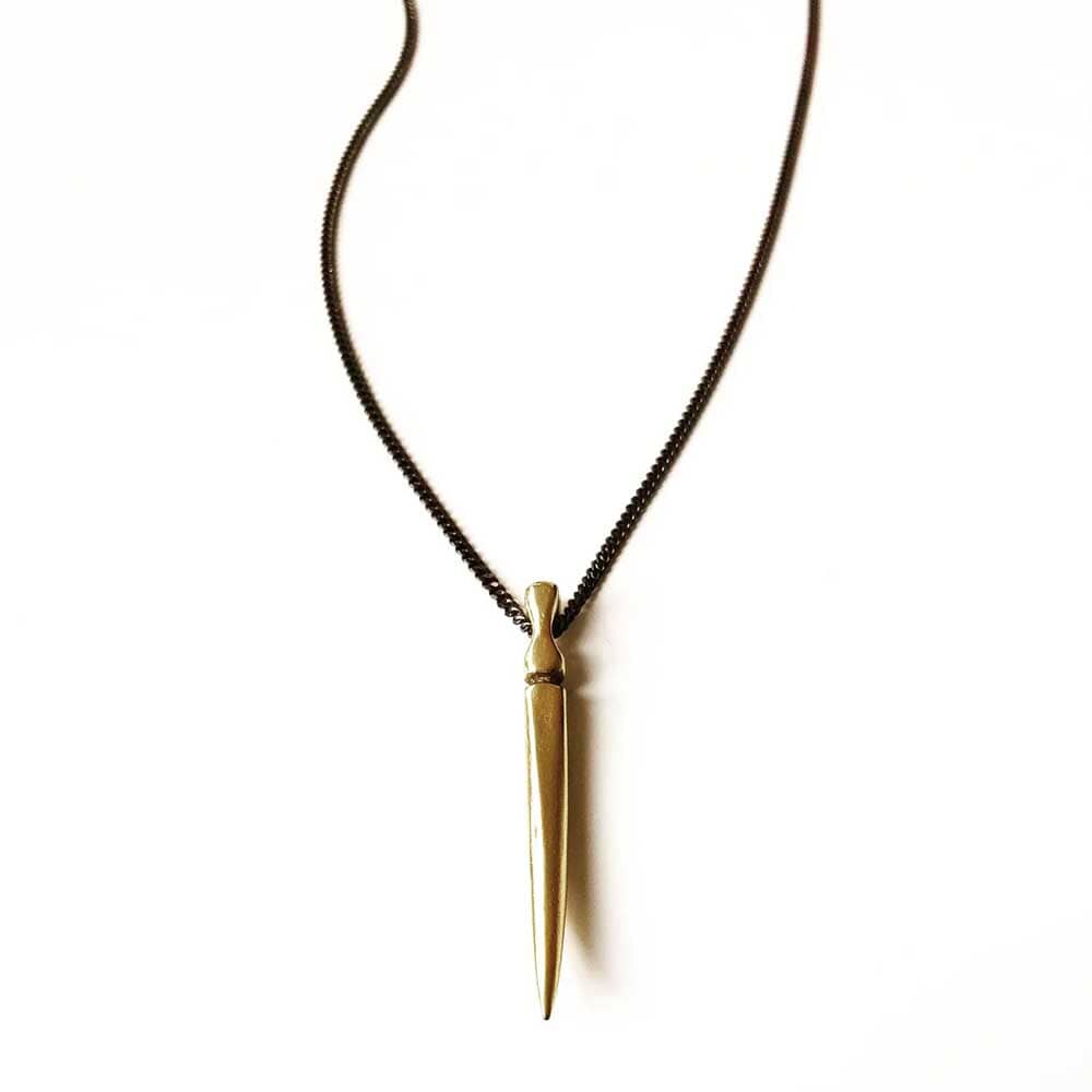 Gladius Sword Necklace in Bronze