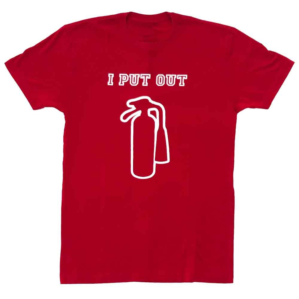 I put out fire extinguisher t-shirt red adams nest provincetown