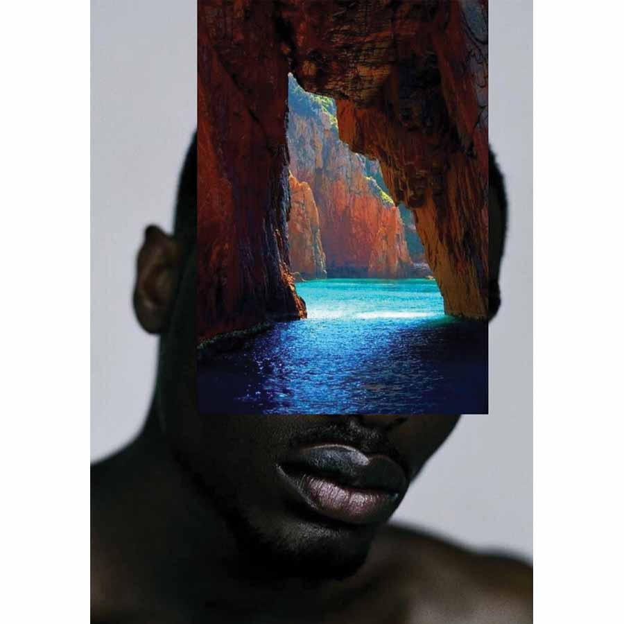 Naro Pinosa Black Man Grotto Postcard by Naro Pinosa