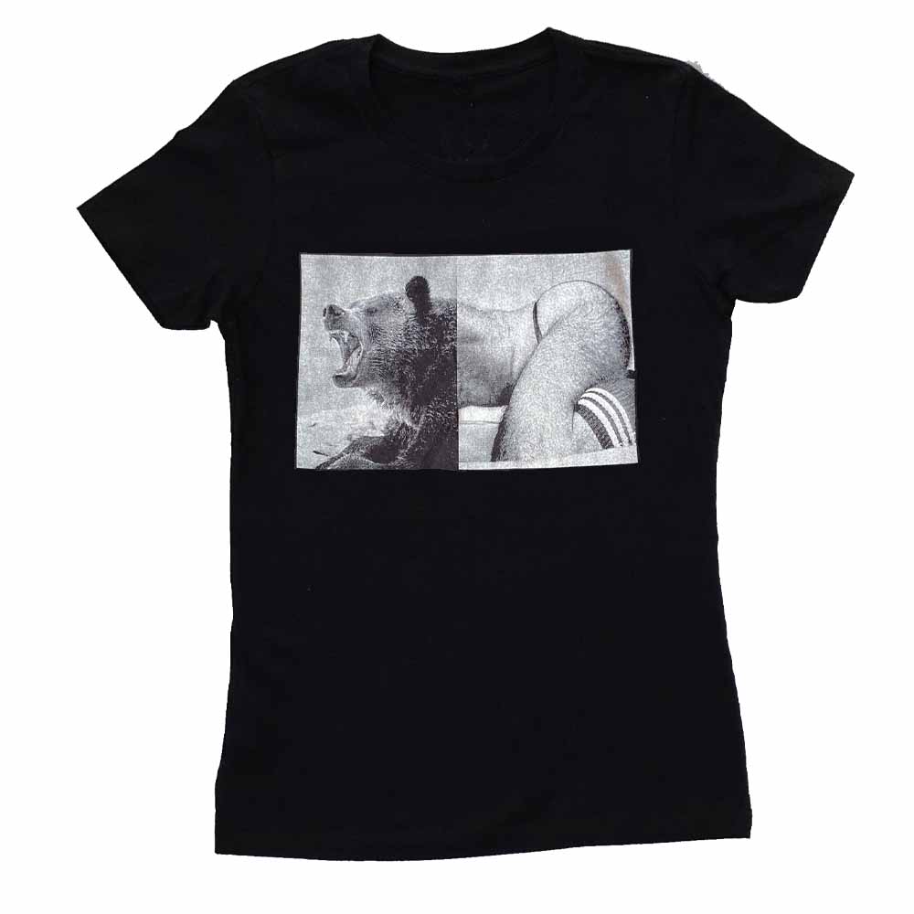 Naro Pinosa Growling Bear Femme Fit T-Shirt