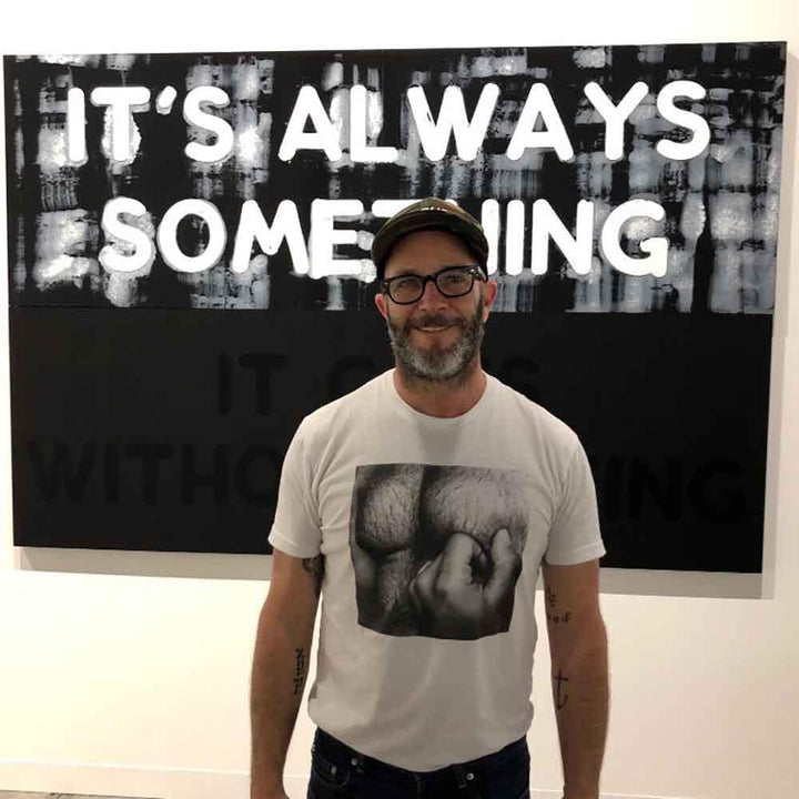 nipple pinch t-shirt adams nest provincetown adam singer