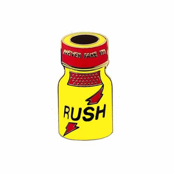 rush poppers enamel pin adams nest
