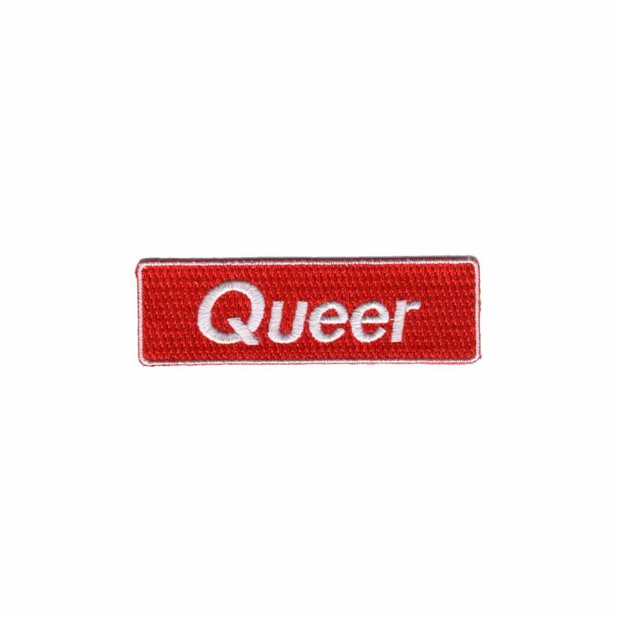 Queer Red Patch - Trevor Project supporting The Trevor Project