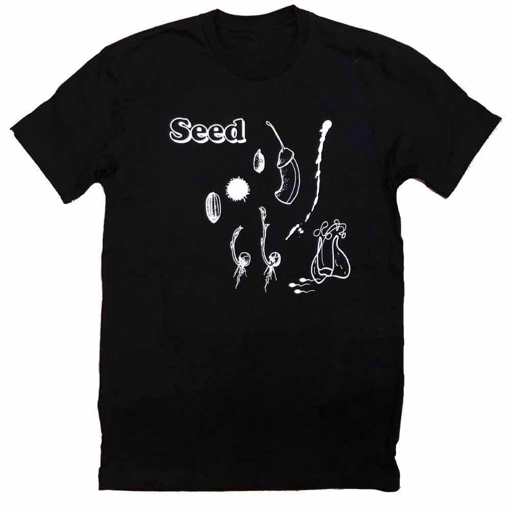 Seed T-shirt collaboration with Lord Tattoo black