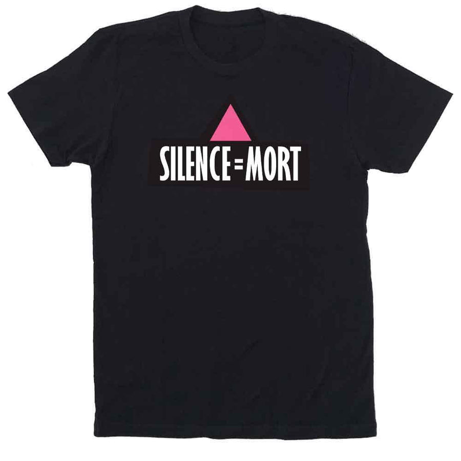Silence = Mort T-Shirt - Ali Forney Center supporting Ali Forney Center
