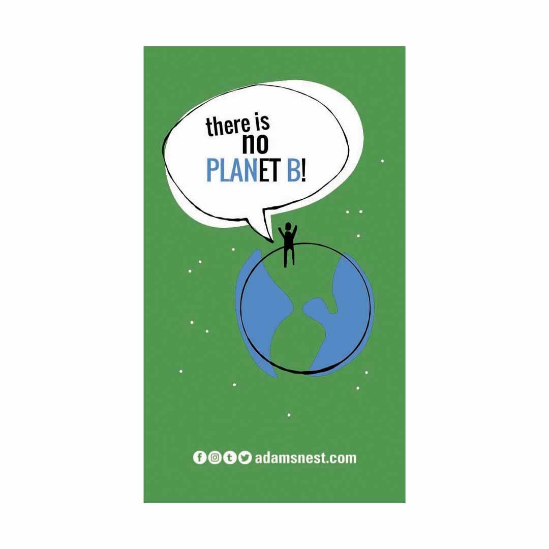 there is no planet b greenpeace sticker