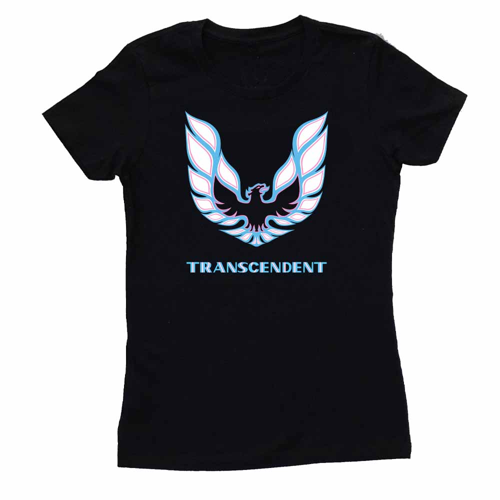 Transcendent women Fit T-shirt with firebird